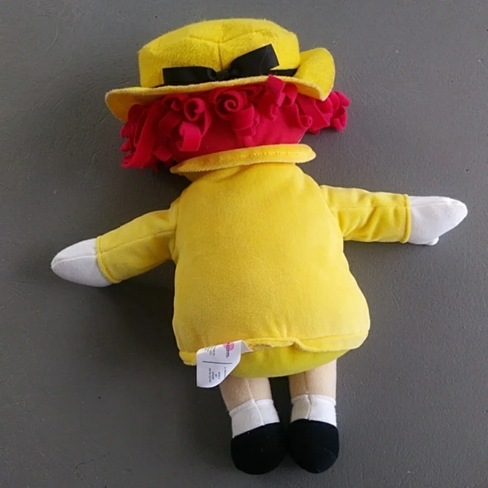 Madeline Yellow Plushy Stuffed Doll with Red Hair